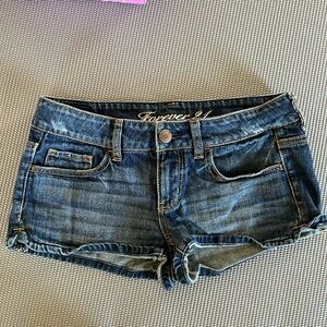 FOREVER 21 JEAN SHORTS